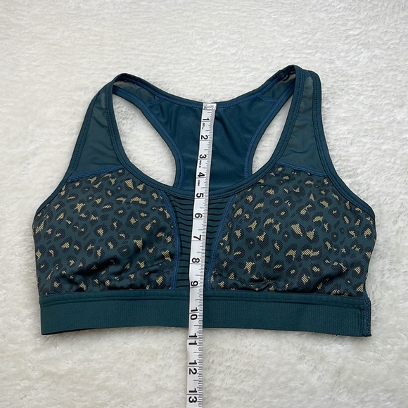 Zyia Bomber Bra RC Sports Bra Teal Leopard Size Medium - Picture 11 of 12